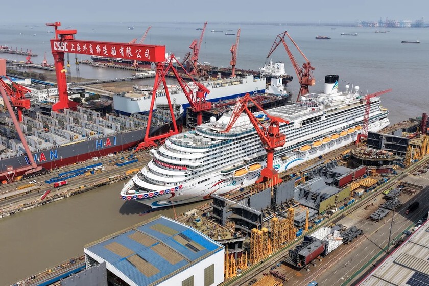 China se mete en el último club al que no había entrado: construir cruceros de lujo. Y lo está haciendo a toda máquina
