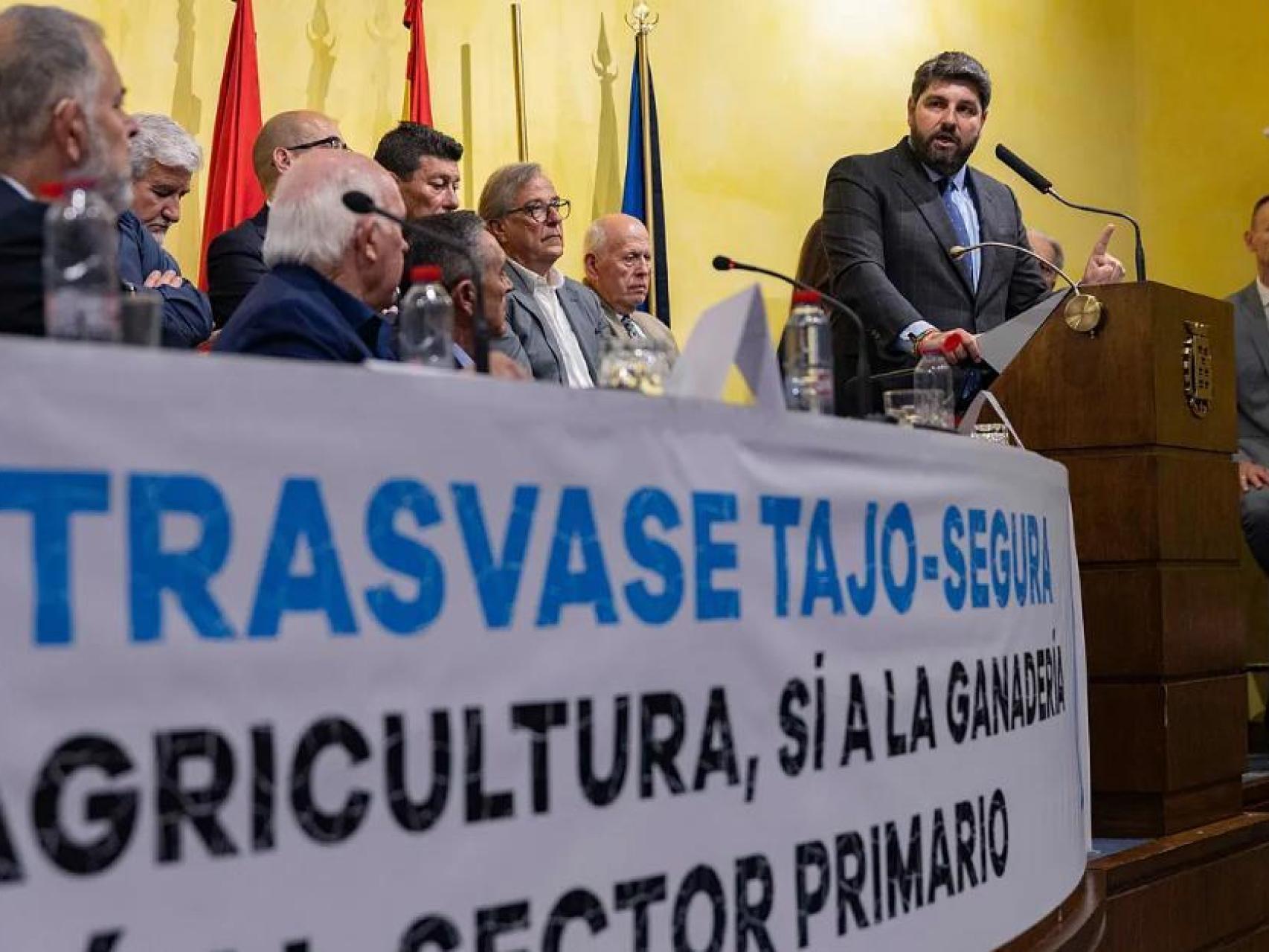 Miras reclama a Sánchez "una política hídrica de Estado seria" en el Día Mundial del Agua: "Murcia la cuida como nadie"