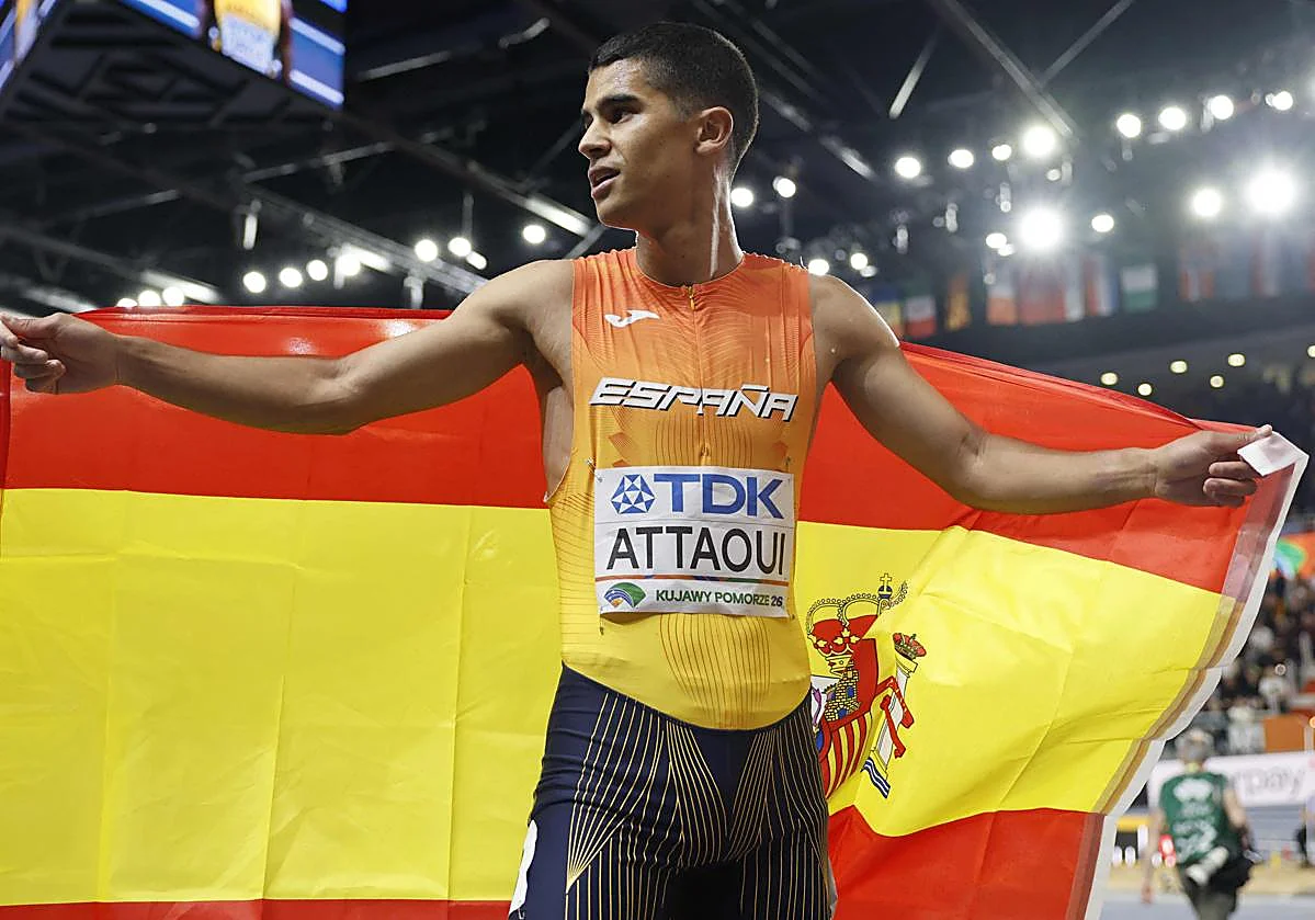 Attaoui se suma a la fiesta del atletismo español