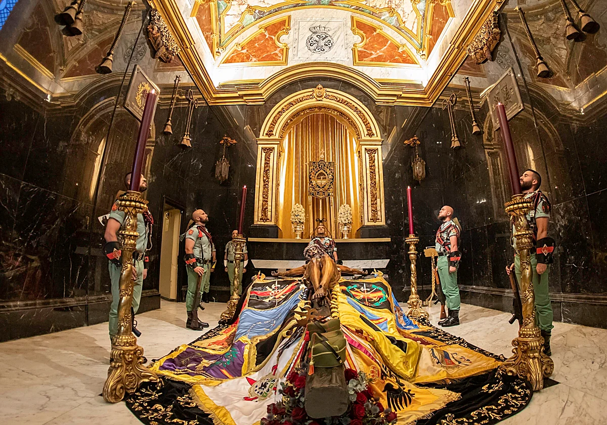 Guardia de La Legión 2026: horarios para visitar al Cristo de Mena en Málaga