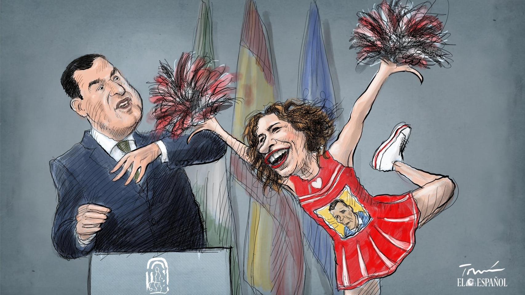 El 17-M, primera vuelta de las generales: el barón más parecido a Feijóo contra la más 'sanchista' del sanchismo