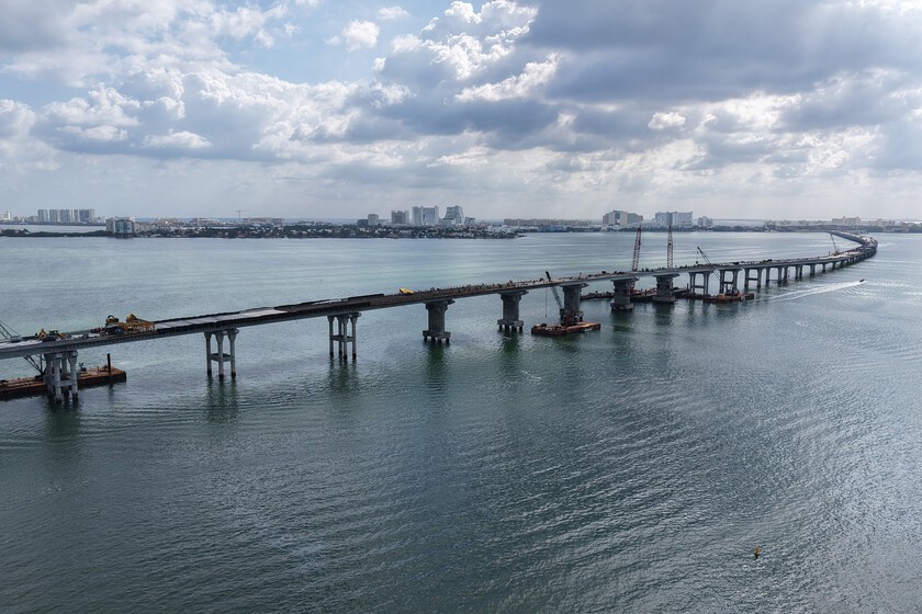 México está a punto de terminar una obra gigantesca: uno de los puentes más largos de Latinoamérica
