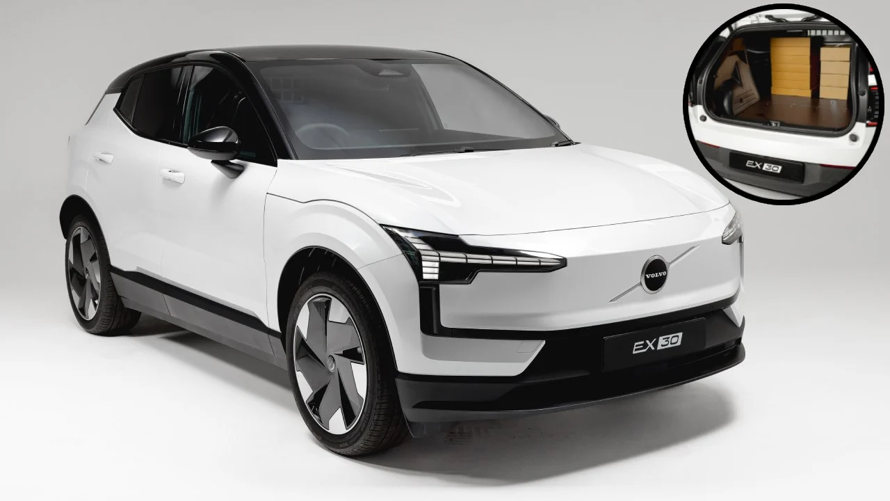 Volvo lanza un EX30 Cargo eléctrico que desearán los profesionales, con hasta 1.000 litros de maletero
