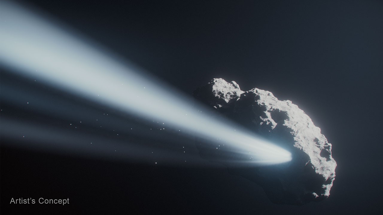 NASA’s Hubble Detects First-Ever Spin Reversal of Tiny Comet