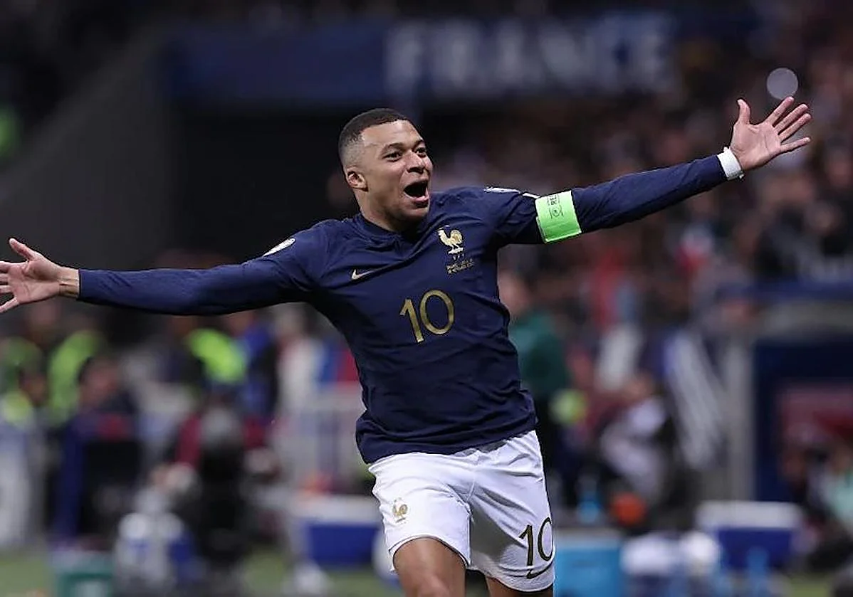 Las rodillas de Mbappé