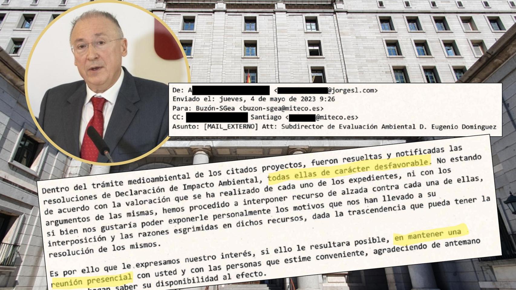 El 'caso Forestalia' salpica al rey del cerdo, Sergio Samper: Grupo Jorge se reunió con el cabecilla de la trama en el Miteco