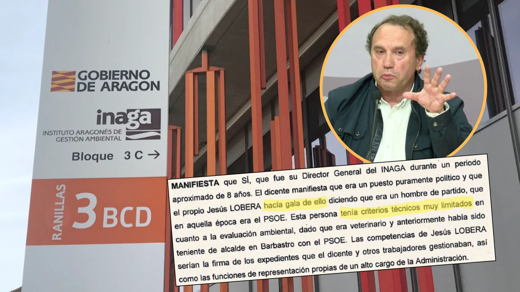 Jesús Lobera, el veterinario y "hombre de partido" del PSOE sin apenas criterio técnico que se hizo de oro con Forestalia