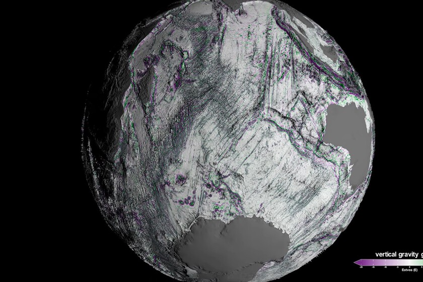 Todo el fondo oceánico de la Tierra, en un espectacular mapa interactivo 3D que desvela 50.000 montañas submarinas desconocidas