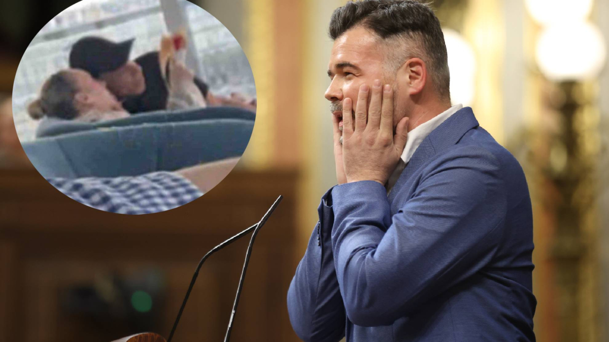 Rufián no se corta al ser cuestionado sobre la relación entre Ester Expósito y Mbappé