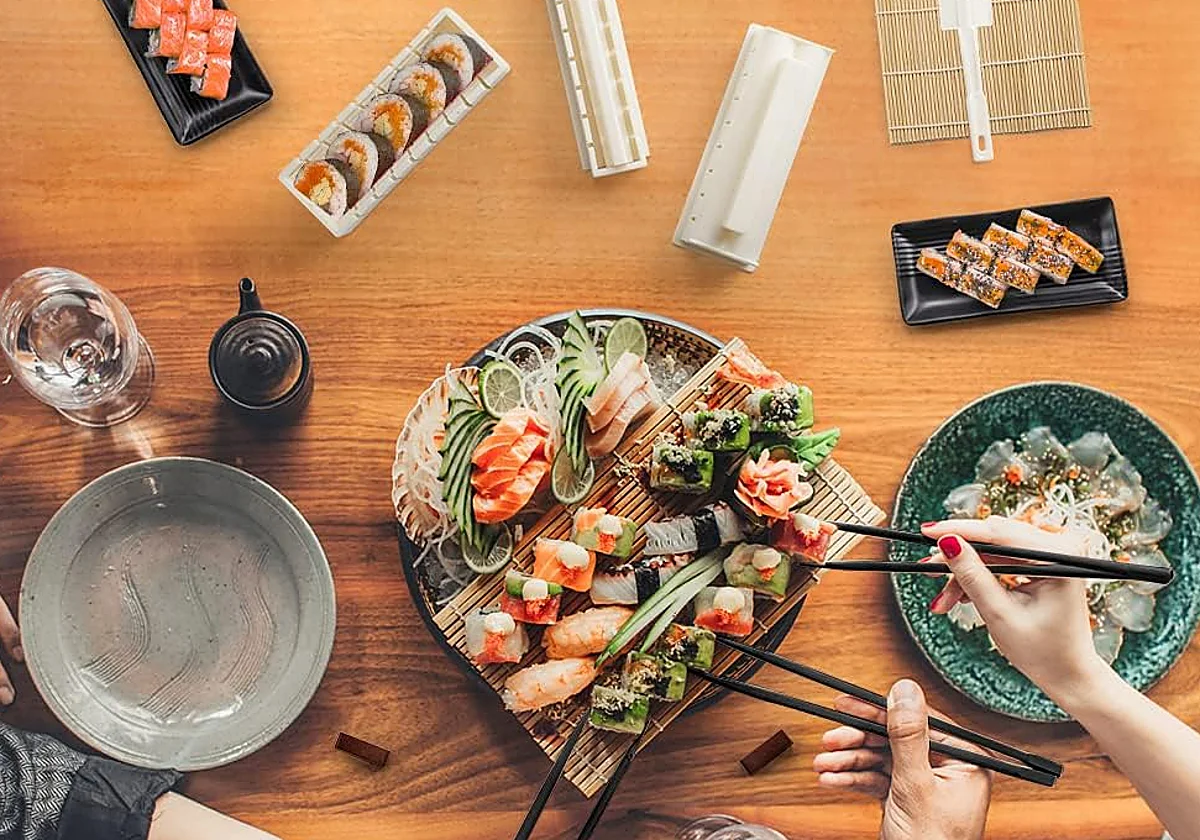 Hacer sushi en casa será fácil y adictivo con estos kits para prepararlo