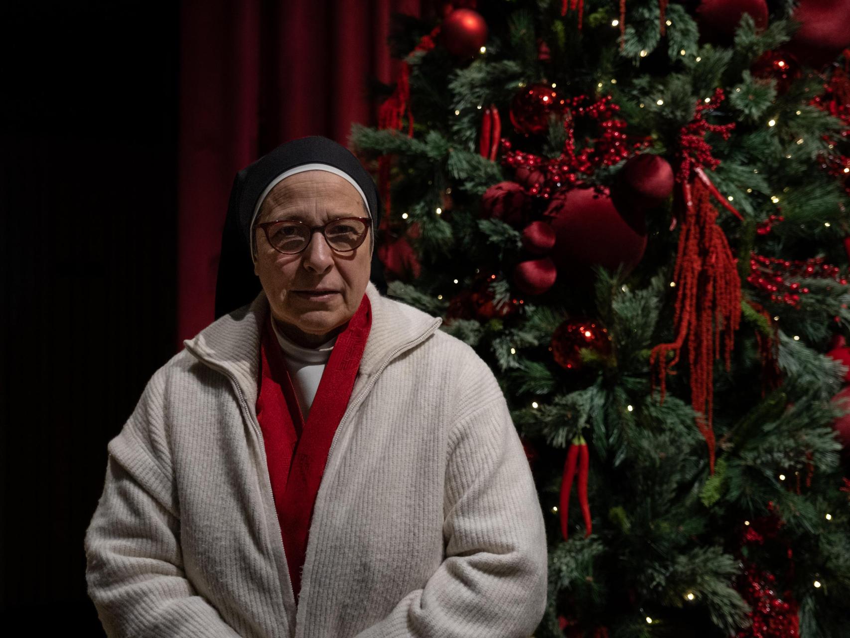 Sor Lucía Caram, en Kiev: "Es raro ver a una monja que pida armas, pero en Ucrania hablamos de legítima defensa"