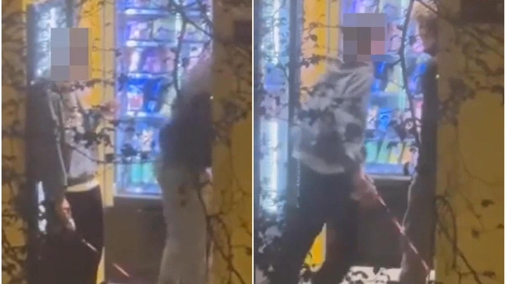 Vandalismo nocturno en A Coruña: dos jóvenes dañan máquinas de vending en Ramón y Cajal