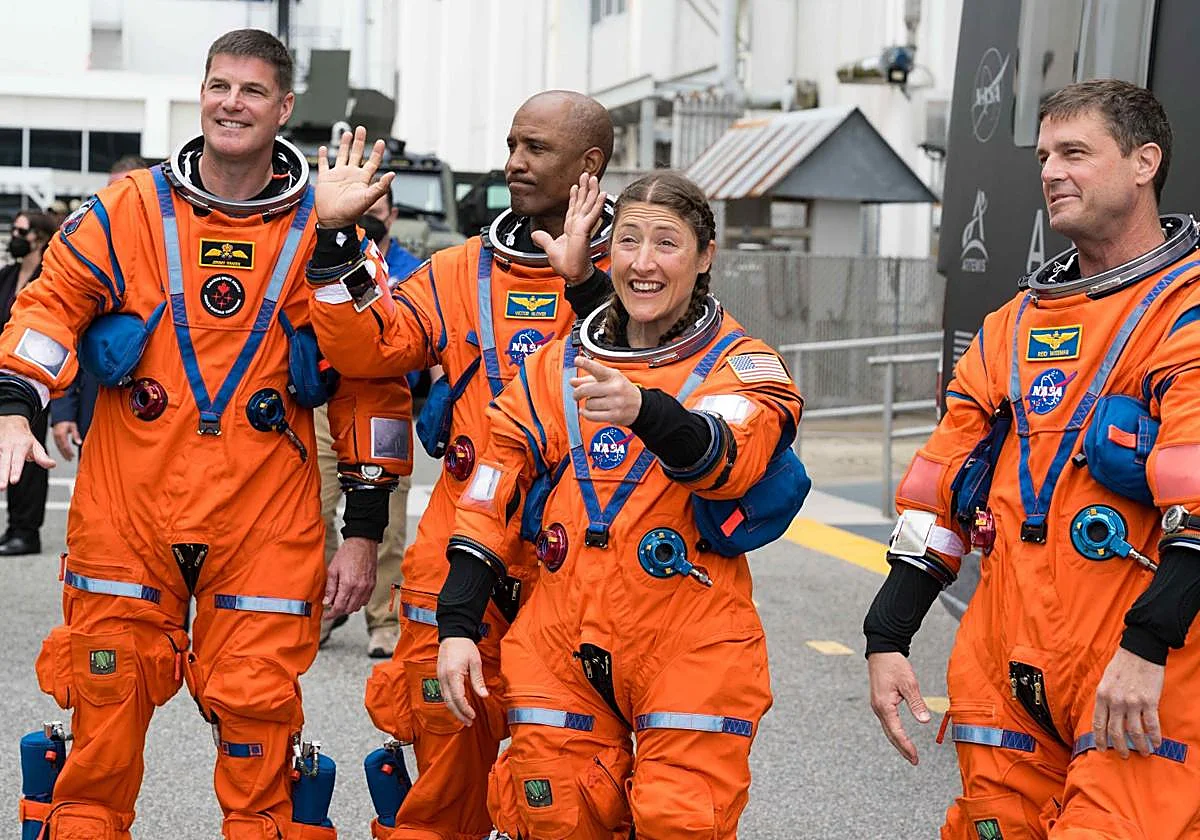 Los cuatro astronautas de una misión para la historia