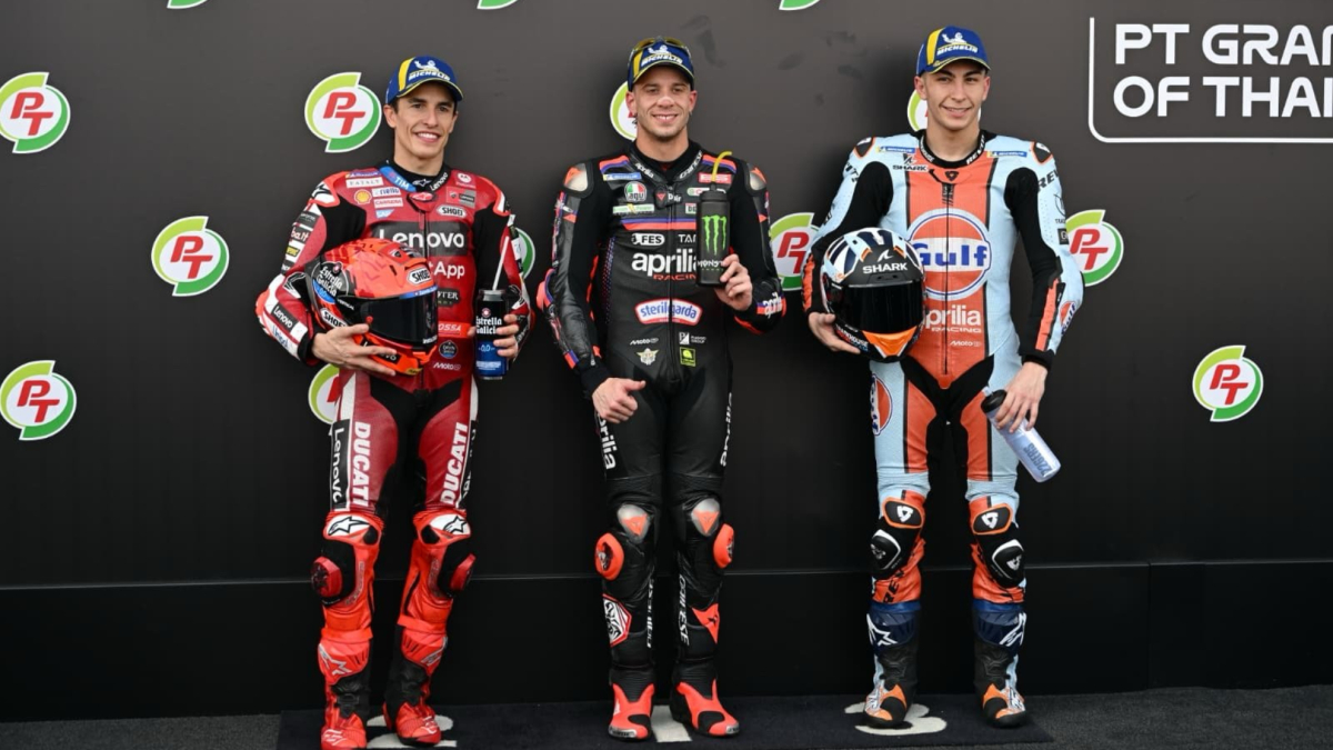 "No hay un botón mágico en la Aprilia, hay grandes pilotos"