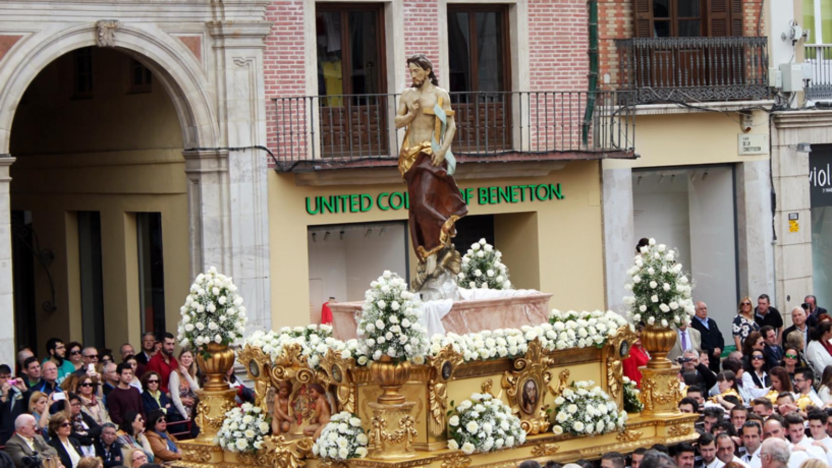 Horario e itinerario del Domingo de Resurrección en Málaga: el Resucitado cierra una Semana Santa plena