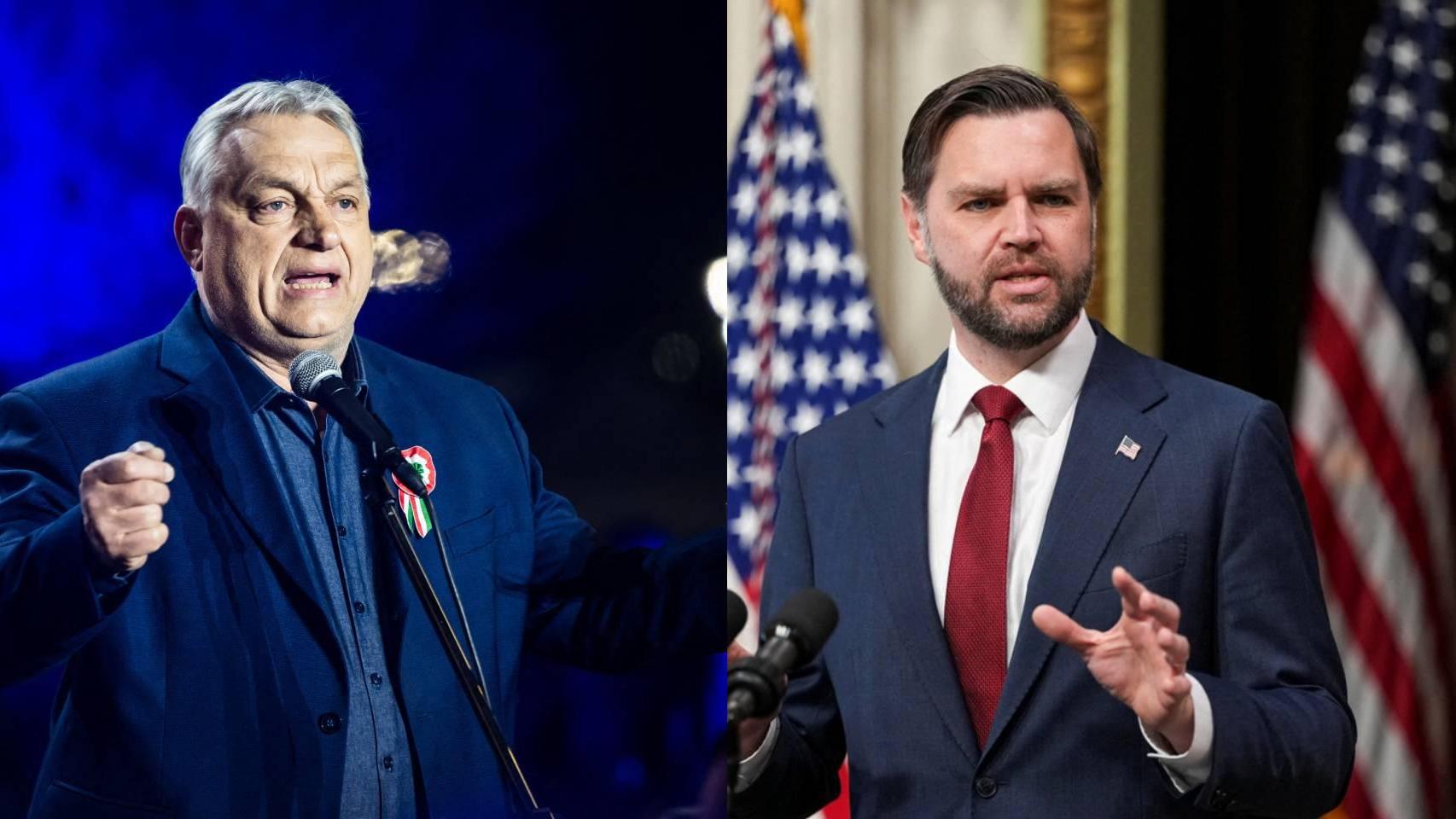 JD Vance visitará a Orbán en Budapest en la recta final de las elecciones en Hungría para transmitirle el apoyo de Trump