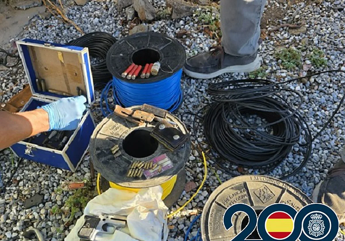 Golpe al narcotráfico en la Axarquía: nueve kilos de explosivos intervenidos en Vélez-Málaga