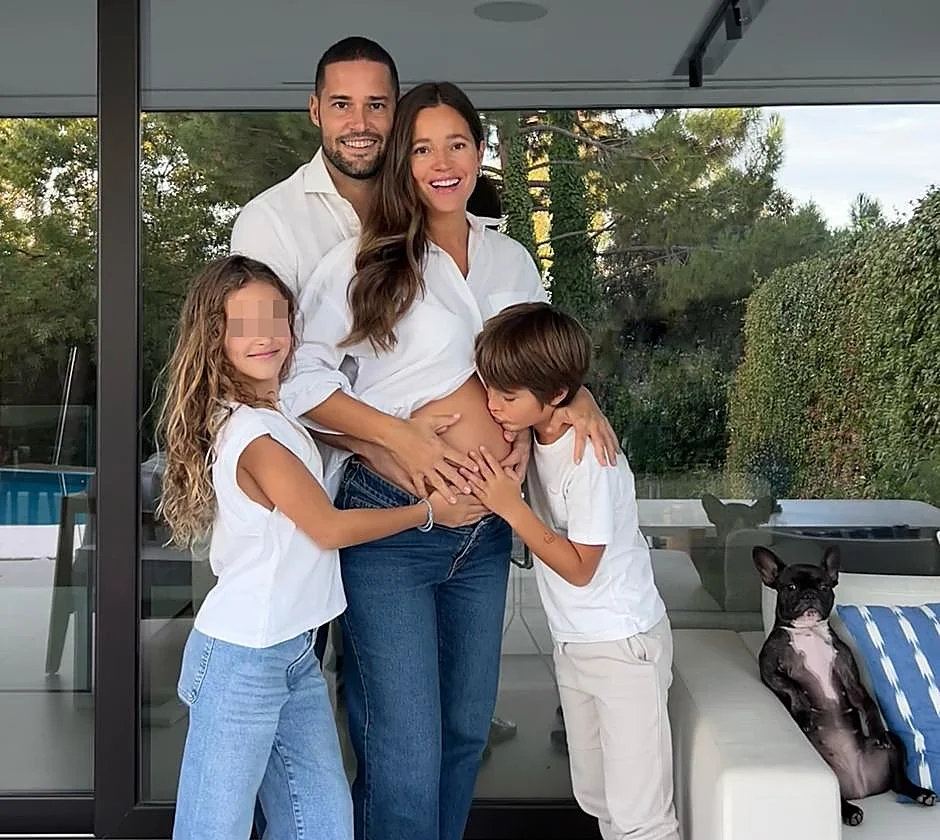 Malena Costa y Mario Suárez, padres por tercera vez