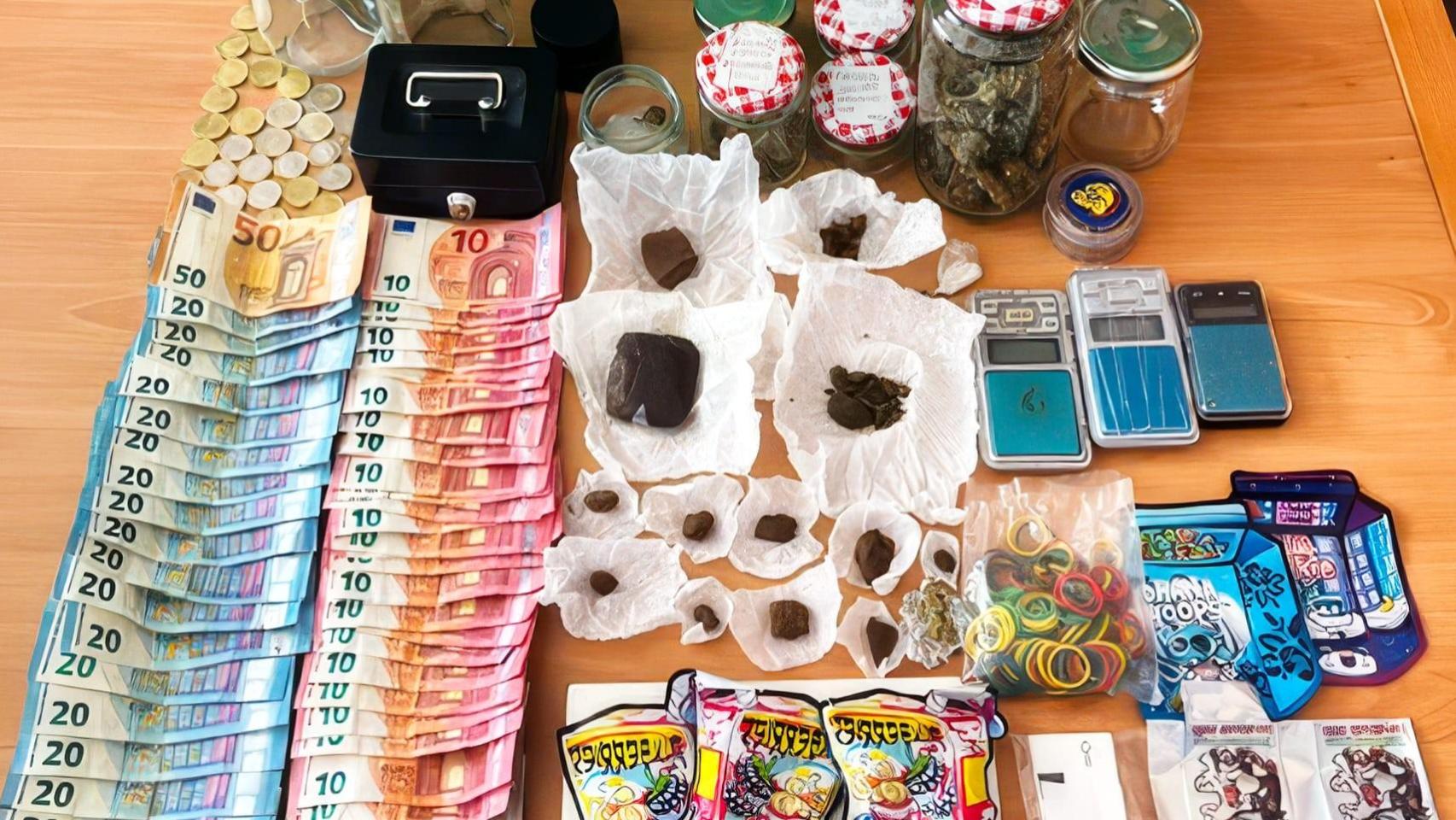 Desarticulado un punto de venta de droga en Culleredo (A Coruña) con una persona detenida