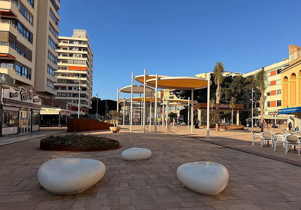 The renovation of Plaza La Nogalera in Torremolinos enters its final phase