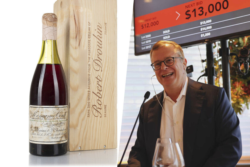 En plena crisis existencial, la industria del vino ha anotado un récord histórico: una botella vendida por 700.000 euros