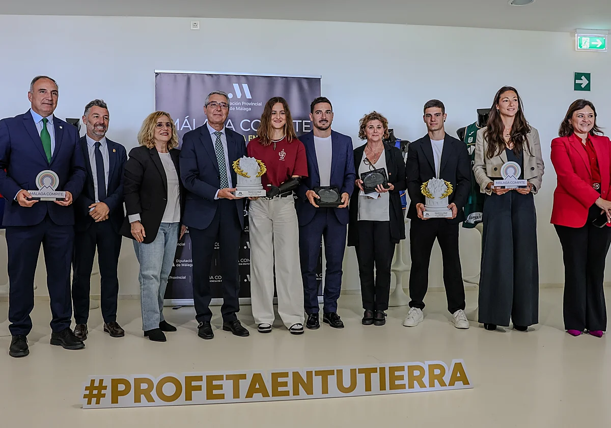 La Diputación de Málaga reconoce a los nuevos profetas deportivos de la provincia