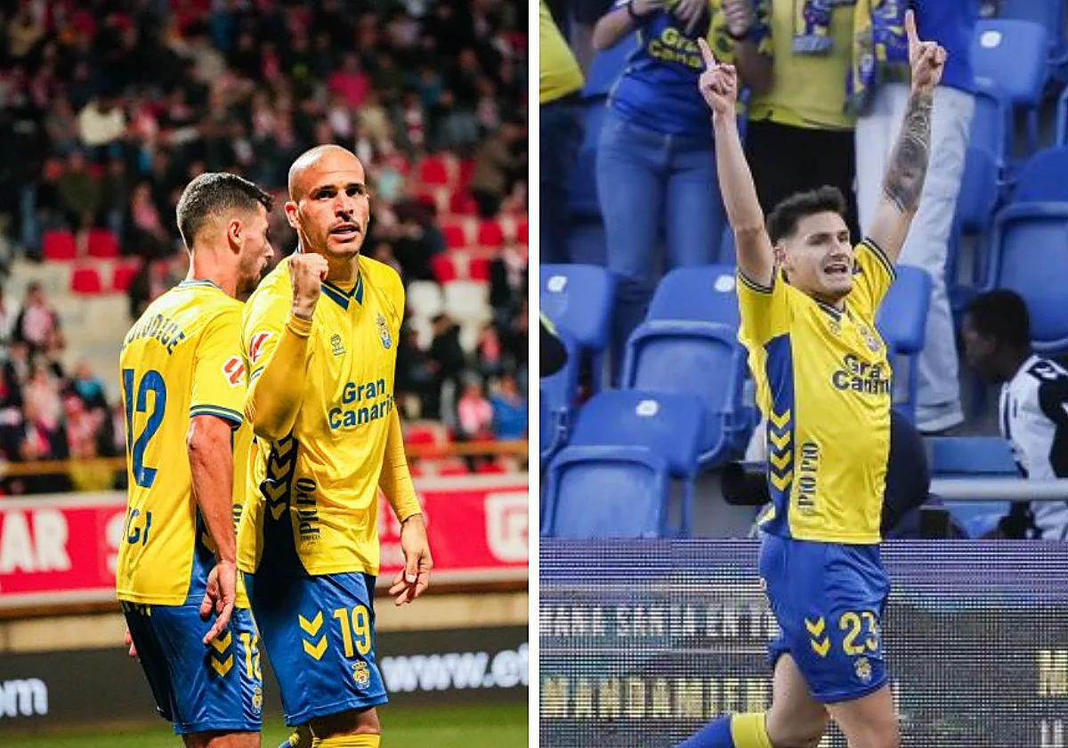 Sandro y Cristian, exmalaguistas en Las Palmas con poca continuidad esta temporada