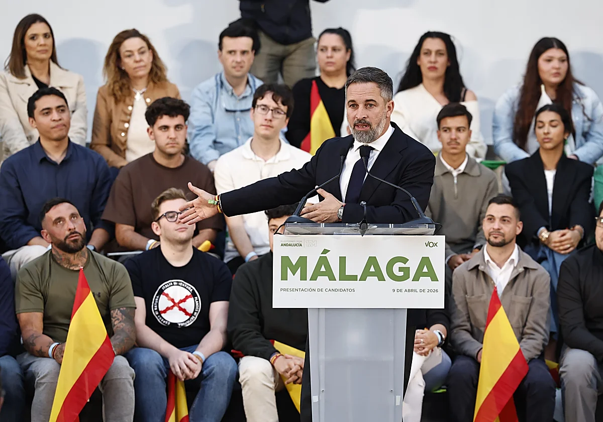 Abascal acusa al PP de haber «robado» el cambio en Andalucía y pide no darle una mayoría