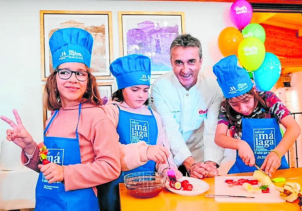José Carlos García convierte la cocina en diversión para niños con enfermedades raras