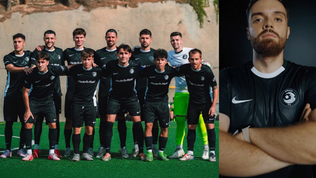 ¿Qué ha sido del equipo de fútbol de Ibai Llanos?: el Ronin FC, números de récord y a un paso del ascenso
