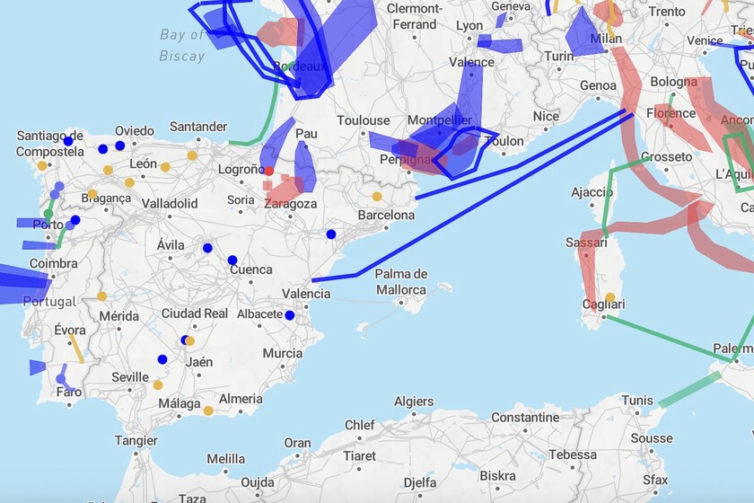 Dos gigantescos cables submarinos entre España e Italia, entre los grandes proyectos de interconexión eléctrica europeos