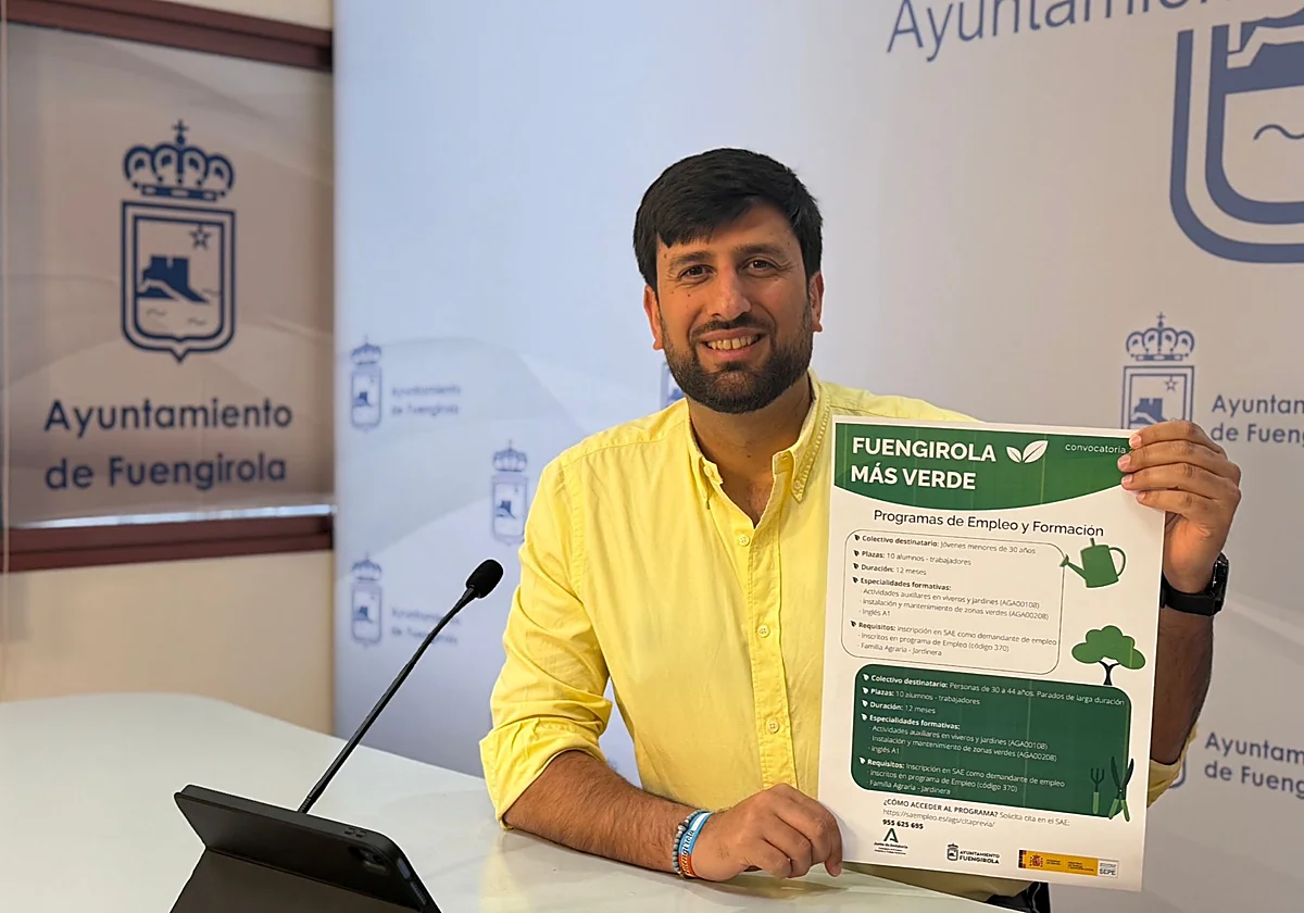 Town hall launches ‘greener Fuengirola’ training and employment programme