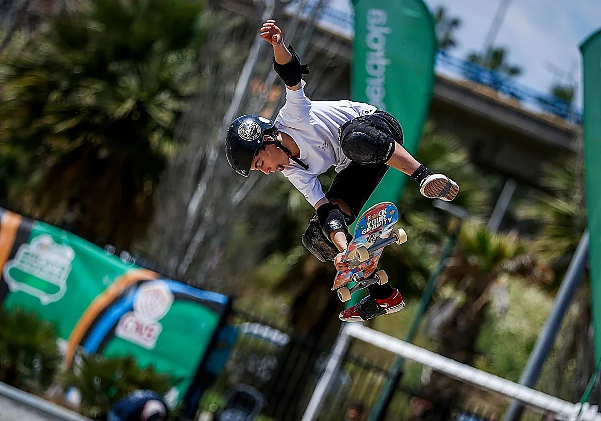 Skateboarding showcase thrills as 12-year-old from Malaga shines on home stage