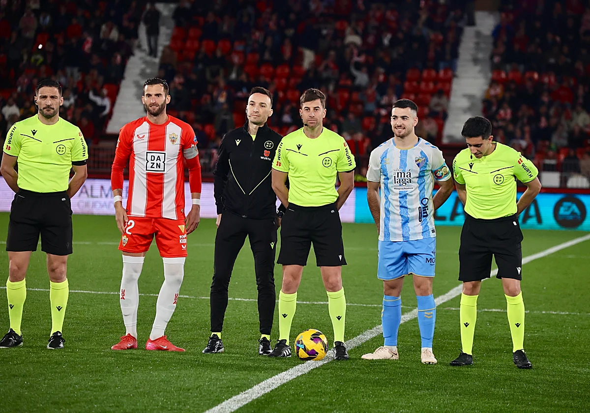 El Almería-Málaga, declarado partido de alto riesgo