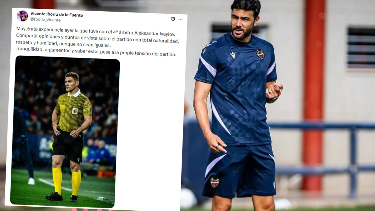 Iborra elogia al cuarto árbitro tras el Levante-Getafe: “Respeto y humildad, pese a la tensión del partido”