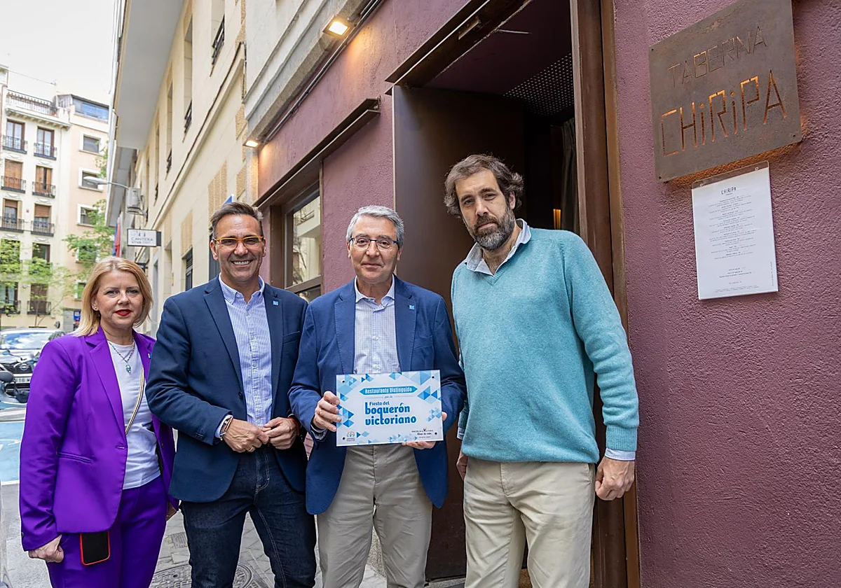 La Taberna Chiripa de Madrid, distinguida por la Fiesta del Boquerón Victoriano