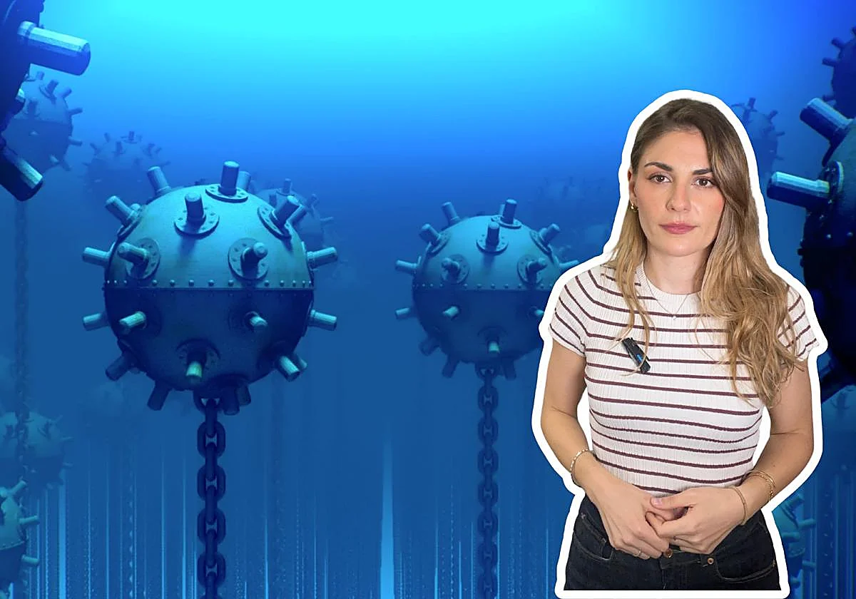 Robots submarinos para desminar Ormuz