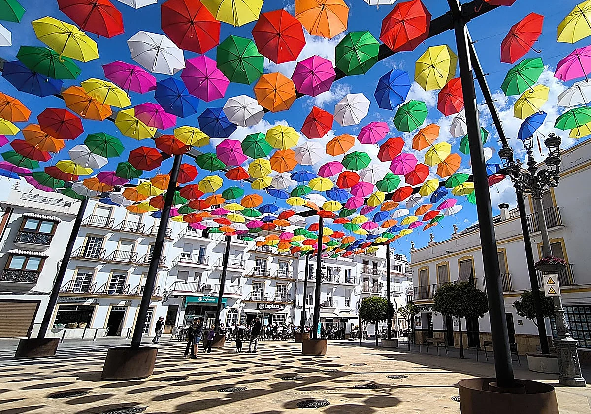 Colourful umbrellas return to Torrox