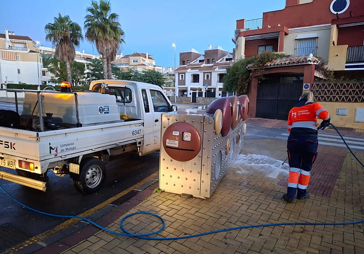 El Palo también se sumará a la red de baldeo de Málaga