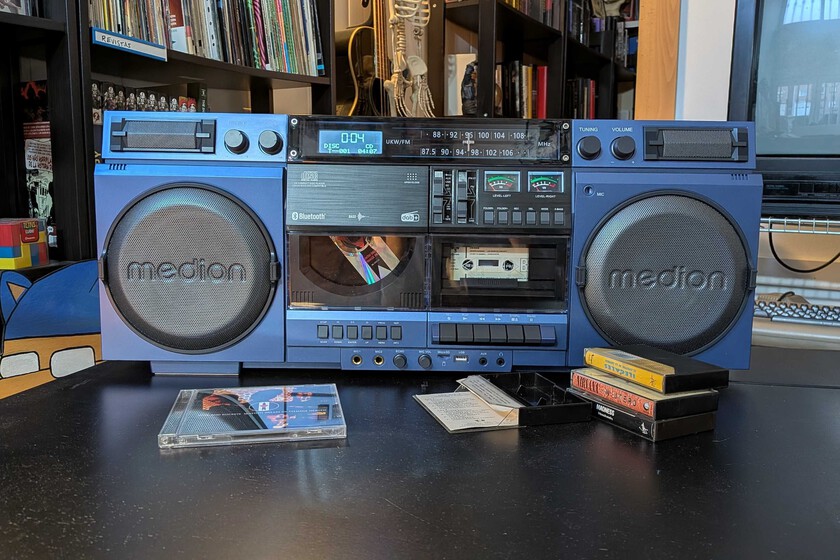 En pleno 2026 Medion ha sacado un reproductor de cassettes y CDs. Lo he probado y me encanta: mis cintas suenan mejor que en los 80
