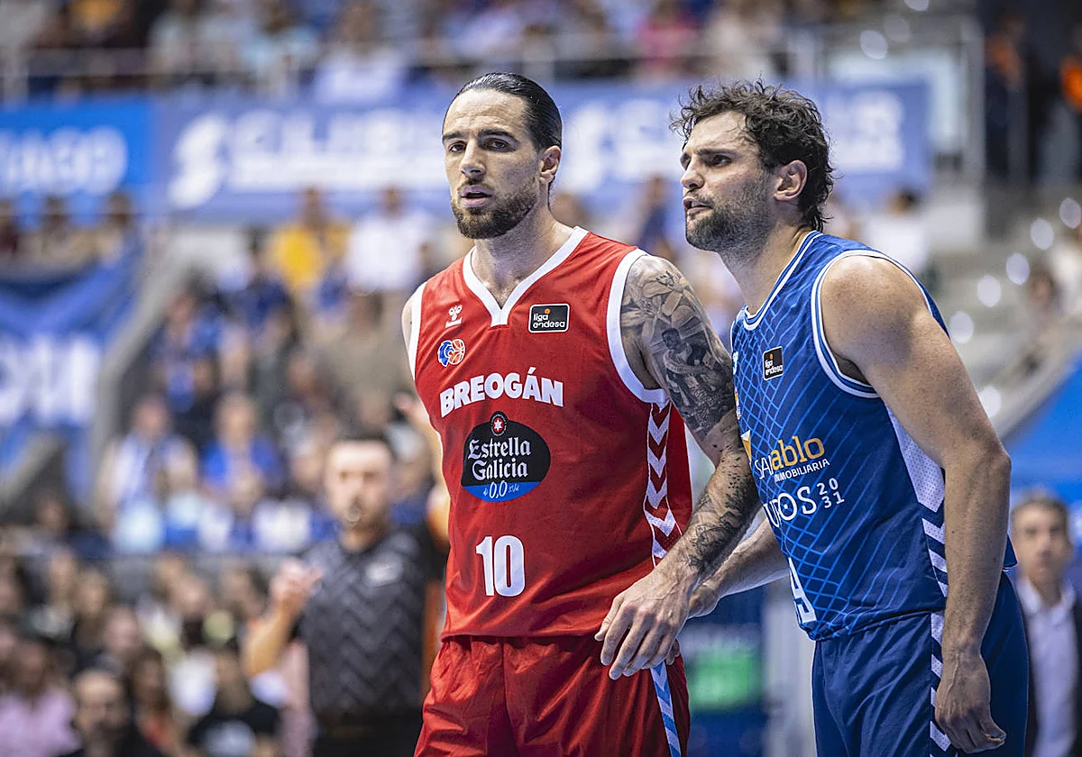Recital de Francis Alonso en la victoria del Breogán en Burgos