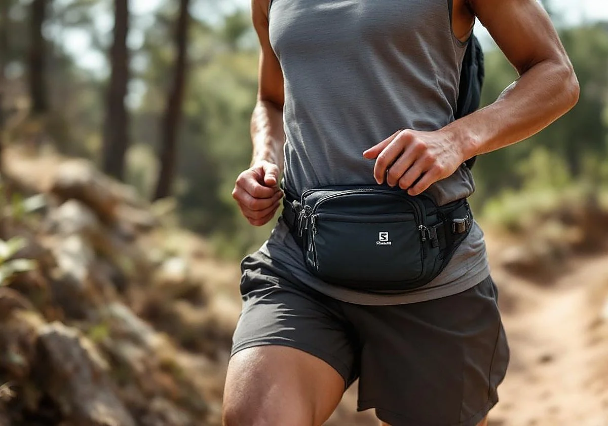 Estos cinturones Salomon son perfectos para el running por su ajuste y fácil acceso