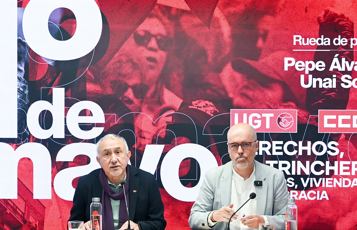 Los sindicatos llevan el 1 de Mayo a Málaga con el foco en el "No a la guerra" y la subida de salarios