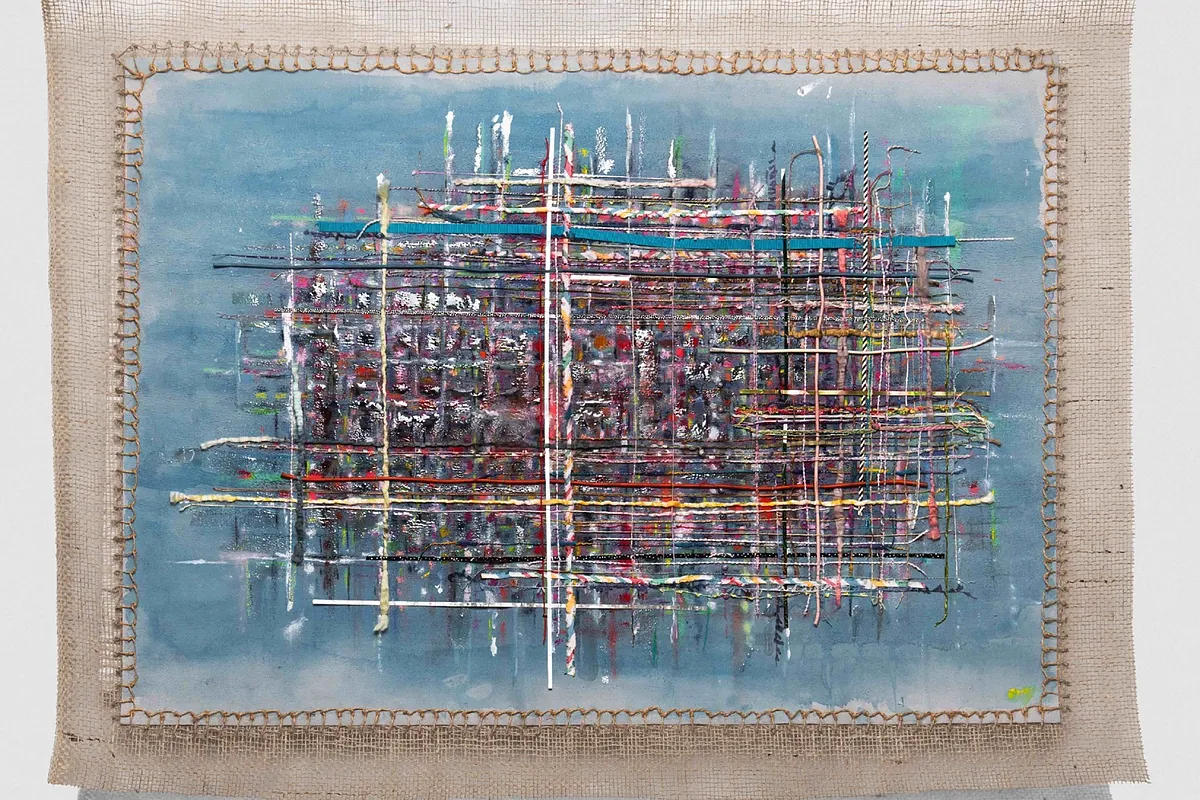 "Tartán", la nueva exposición del artista Diego Villalba que reivindica el poder del arte como lenguaje