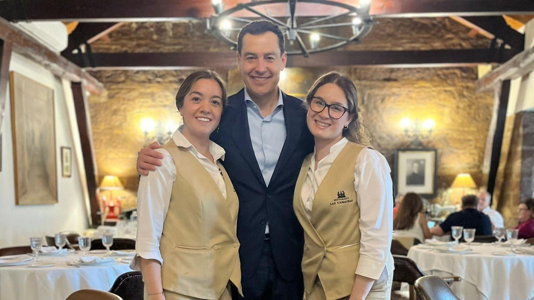 'Escrache' en las redes a un restaurante cordobés donde comió Juanma Moreno: "No hay derecho a este odio"