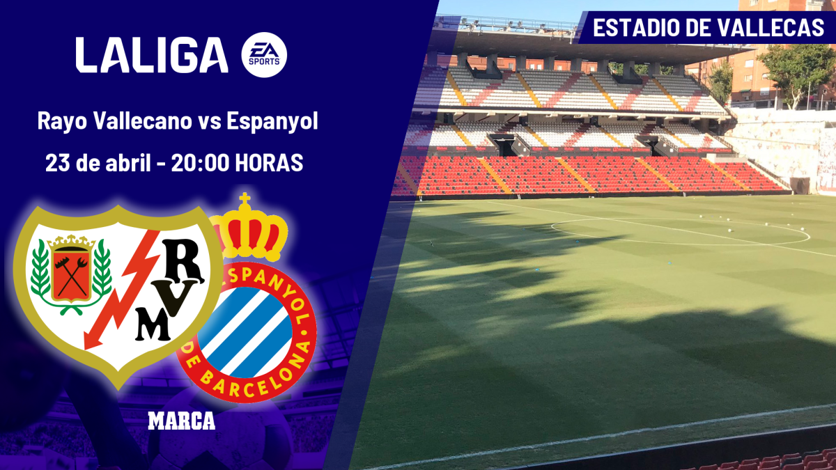 Rayo Vallecano - Espanyol: horario, dónde ver en TV y canal del partido de LaLiga EA Sports