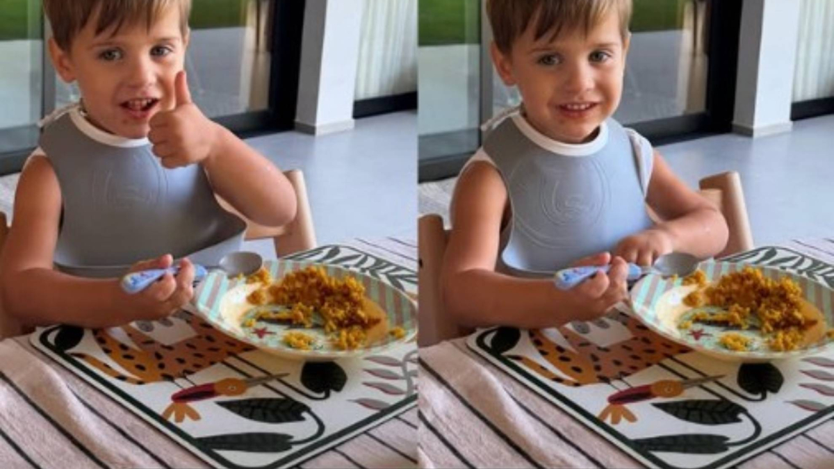 El hijo de Saúl sale del hospital: "Mi pequeño os da las gracias"