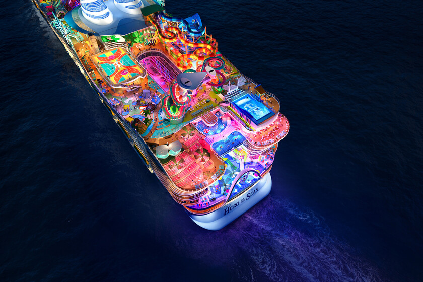 Creíamos que los cruceros ya lo habían llevado todo al límite: con el 'Hero of the Seas', Royal Caribbean opina que no