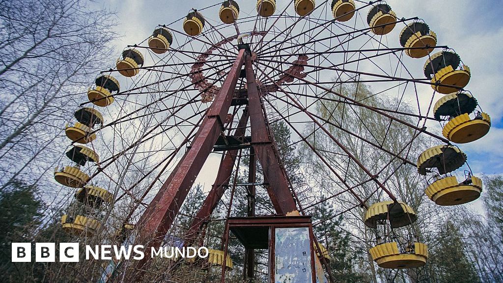 Las fascinantes imágenes que muestran cómo está la zona de exclusión de Chernóbil 40 años después del accidente nuclear
