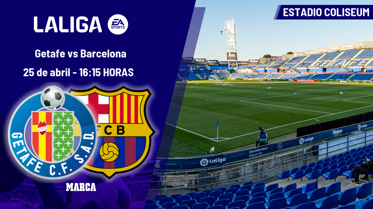 Getafe - Barcelona: horario y dónde ver hoy en TV el partido de LaLiga EA Sports